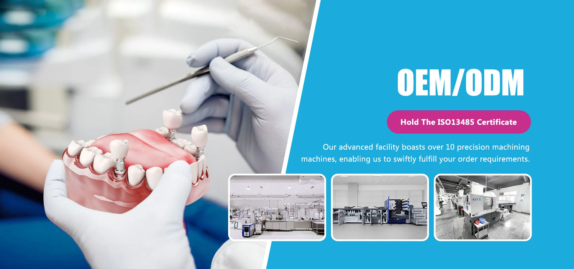 Dodavatel komponent dentálního implantátu